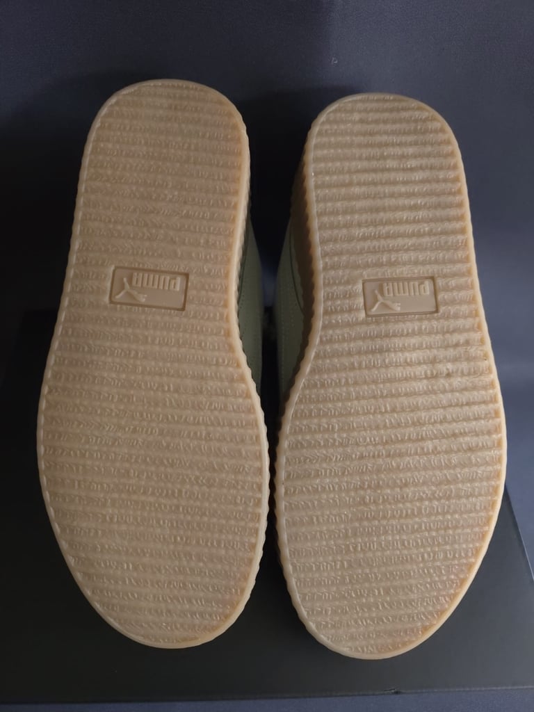 Fenty x Puma Creeper Phatty – Green Fog/Gold/Gum – RRP £120