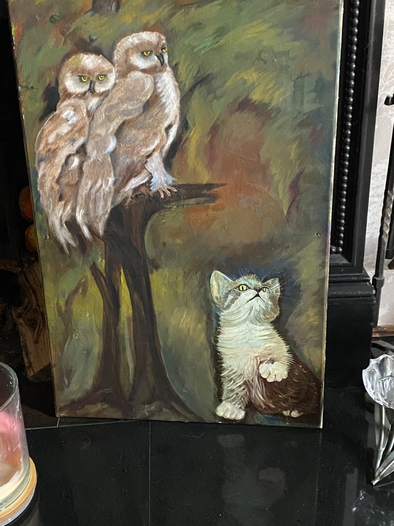 Beautiful Oil on canvas dated 1969