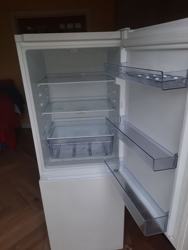 image for Beko Fridge Freezer – White, Great Condition, Only 2 Years Old 