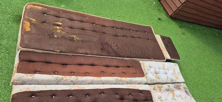 Cushions for camper caravan motorhome boat, set of 8.