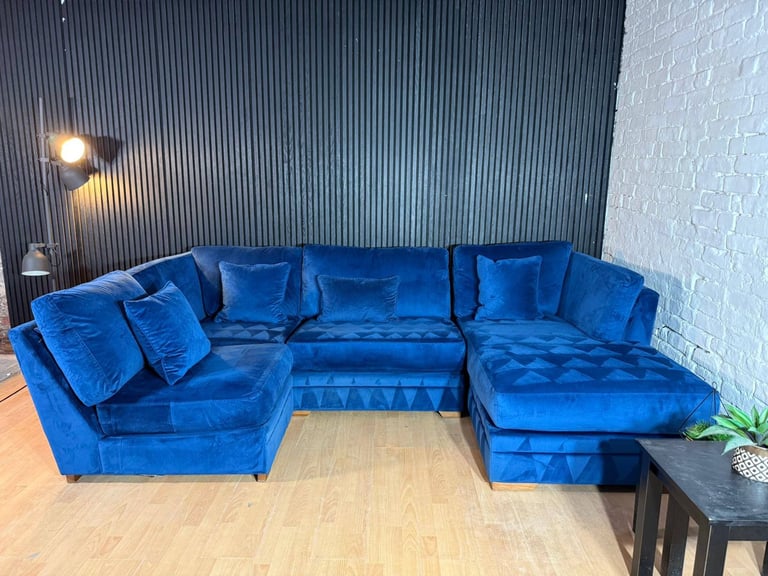 Blue DFS ADA Corner Sofa – Modular