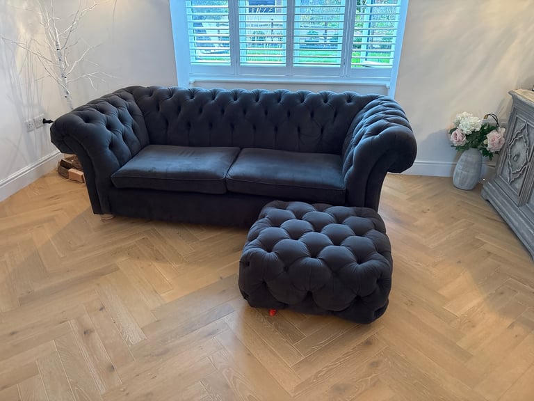 image for Chesterfields of England high end sofa and stool