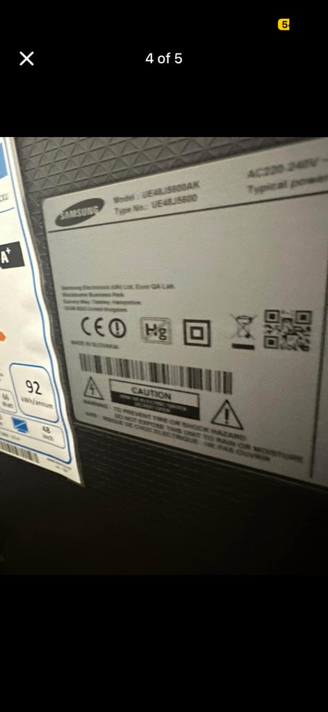 SAMSUNG 48inch SMART TV