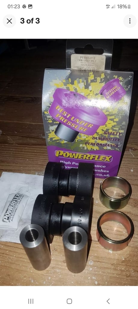 🇬🇧🚘NEW POWERFLEX BLACK➖POLY BUSHES➖PFR85 811➖PFR85 812➖MQB➖GOLF R➖RS/S3➖CUPRA