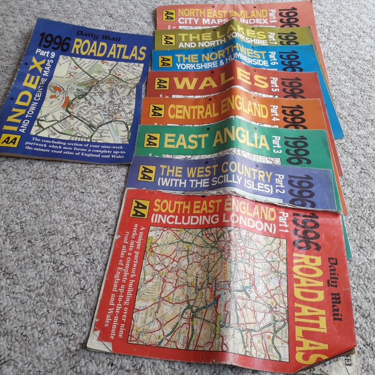 image for Old AA Road Maps