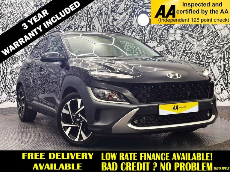 2021 Hyundai KONA 1.0 T-GDi MHEV Premium SUV 5dr Petrol Hybrid Manual Euro 6 (s/s) (120 ps) HATCH...