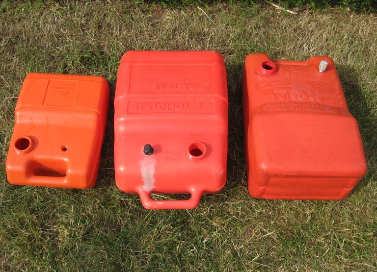 3x outboard fuel tank, petrol diesel boat outboard tanks