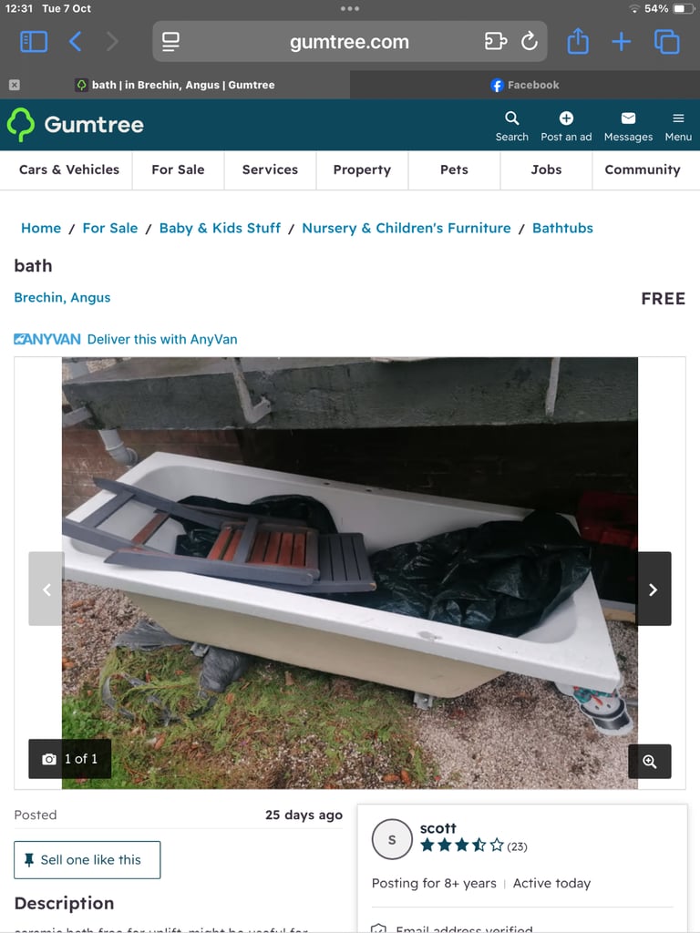 image for Ceramic bath