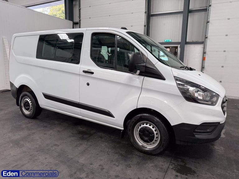 image for 2022 22 FORD TRANSIT CUSTOM 2.0 300 ECOBLUE LEADER CREW VAN L1 H1 DIESEL