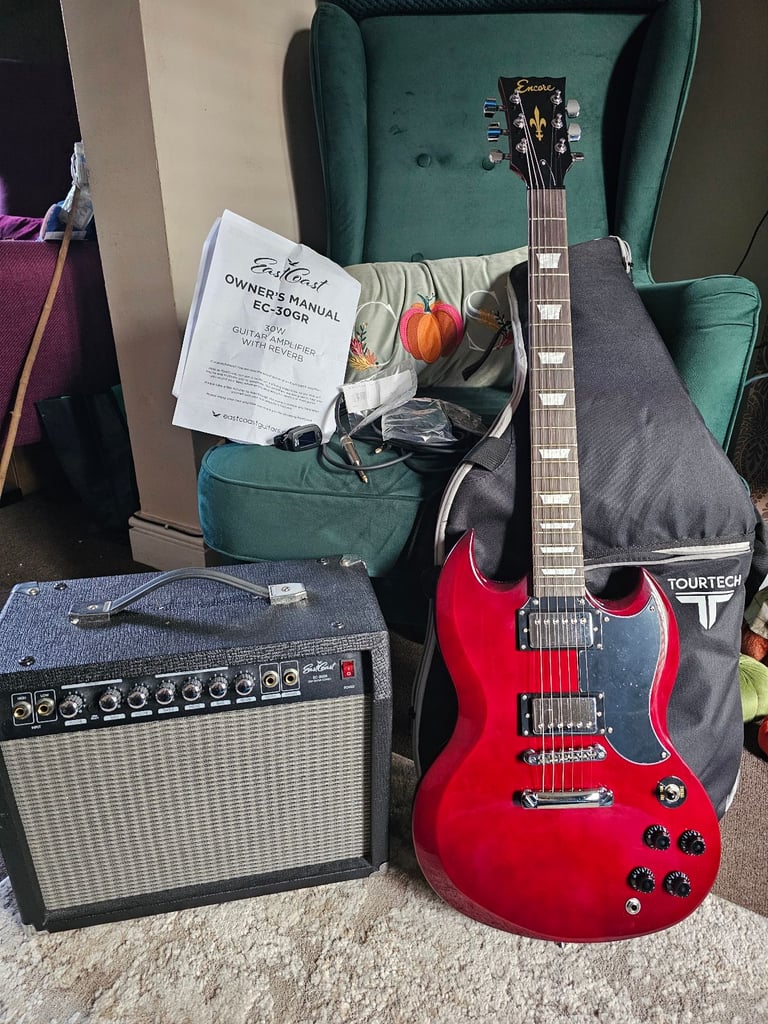 image for electric guitar and amp.