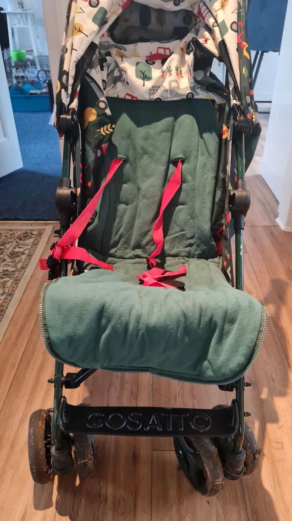 Cosatto Supa 3 Stroller with Bumper Bar, Old MacDonald