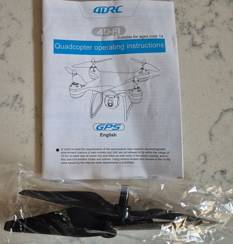 4DRC F1 GPS FPV Drone with 4K Camera for Adults and Beginners.Rrp £119.