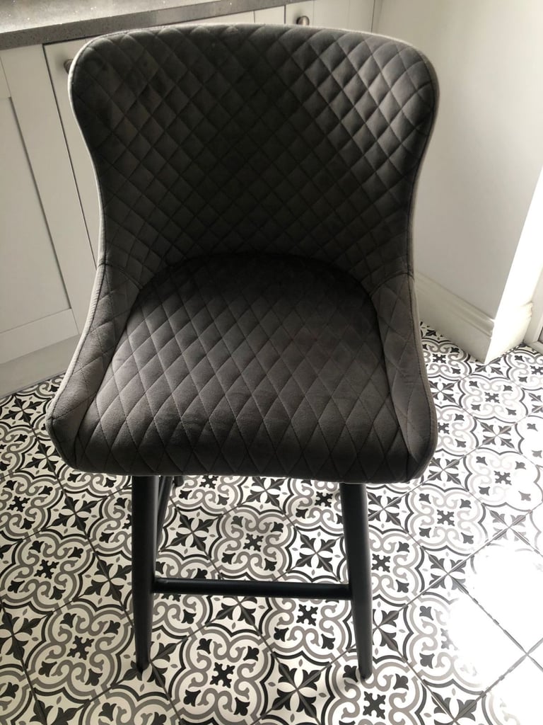 image for Montreal Counter Height Bar Stool, Velvet