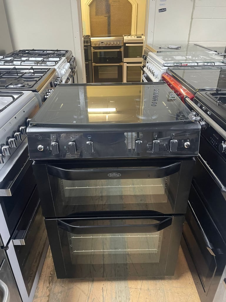 image for Black 60cm Gas Cooker 
