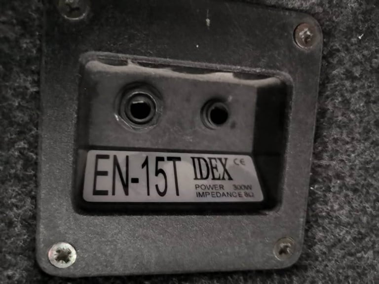IDEX EN-15T Pair Passive monitor speakers,spares repair Parcelforce delivery 20gbp delivery