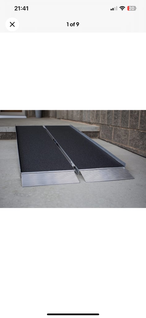 image for EZ-Access Suitcase Singlefold Portable Ramp  with an Applied Slip-Resistant Surf Rrp $352