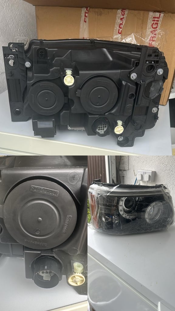 image for 2 front land Rover headlight 