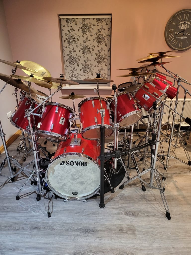image for Sonor phonic large with 2 Alesis electric kits
