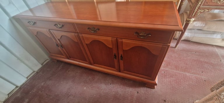 Vintage Solid Wood Sideboard - Brown - Good Condition