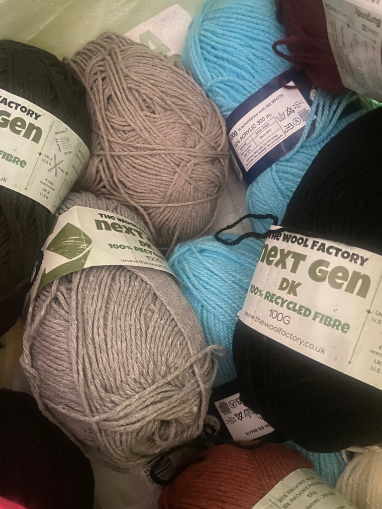Mix of wool yarn joblot brand new 