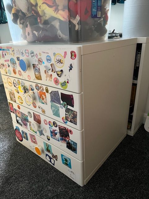 Ikea kids wardrobe and chest of drawers