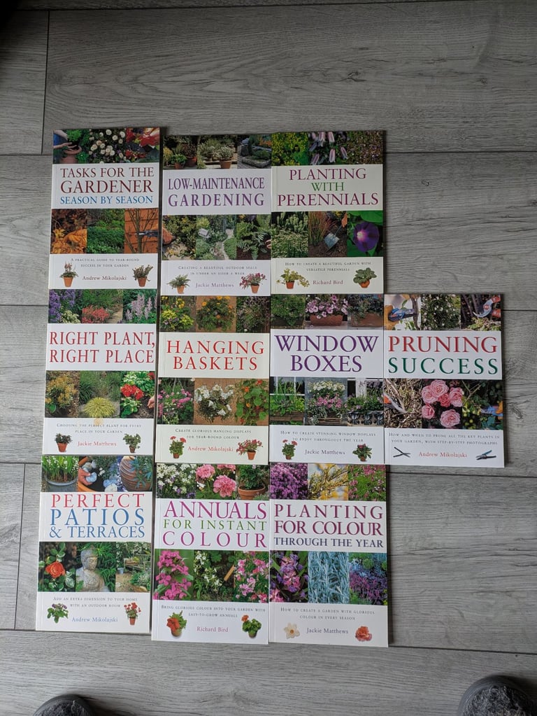 Gardening books - assorted