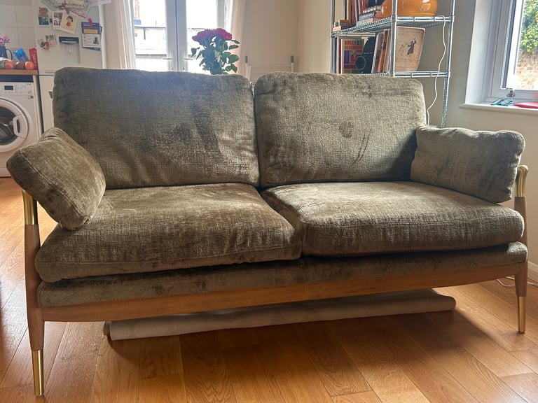 image for Next Green 3 seater sofa