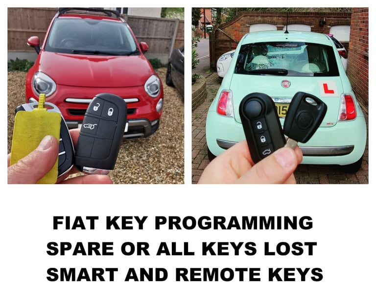 FIAT KEY PROGRAMMING. SPARE KEY OR ALL LOST