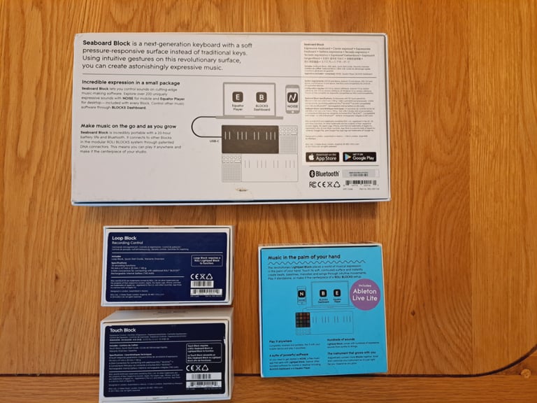 Roli Seaboard, Touch, Loop and Lightpad Blocks