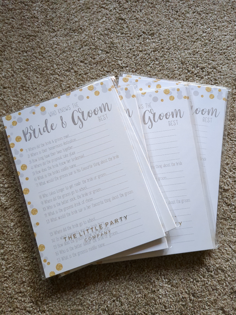 image for Hen party/ wedding game card packs