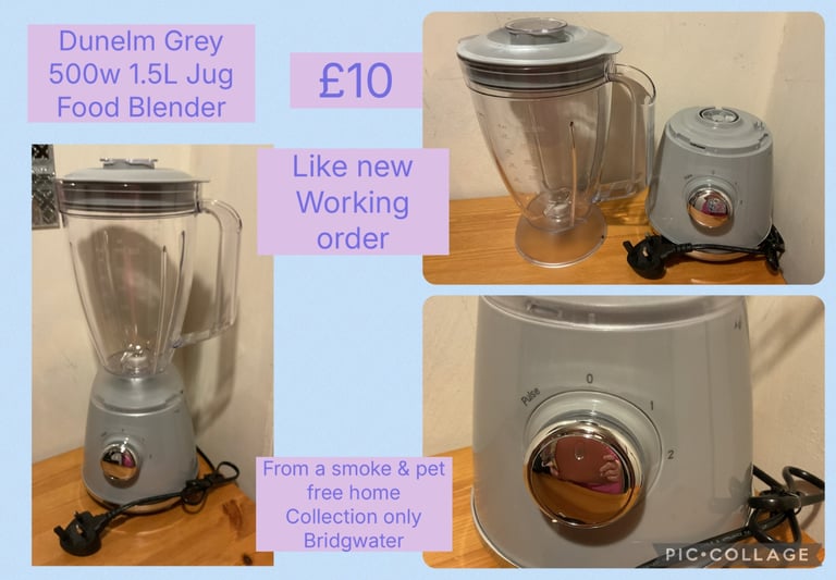 image for Dunelm Food Blender 1.5L Jug 