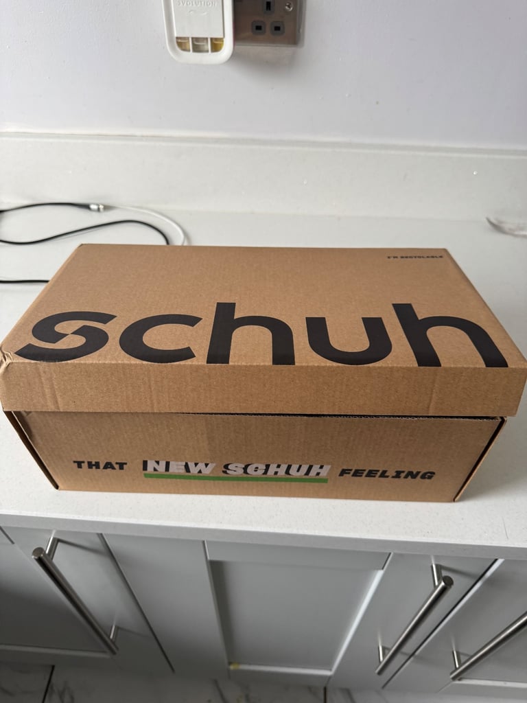 image for New mens black shoes formal in box schuh