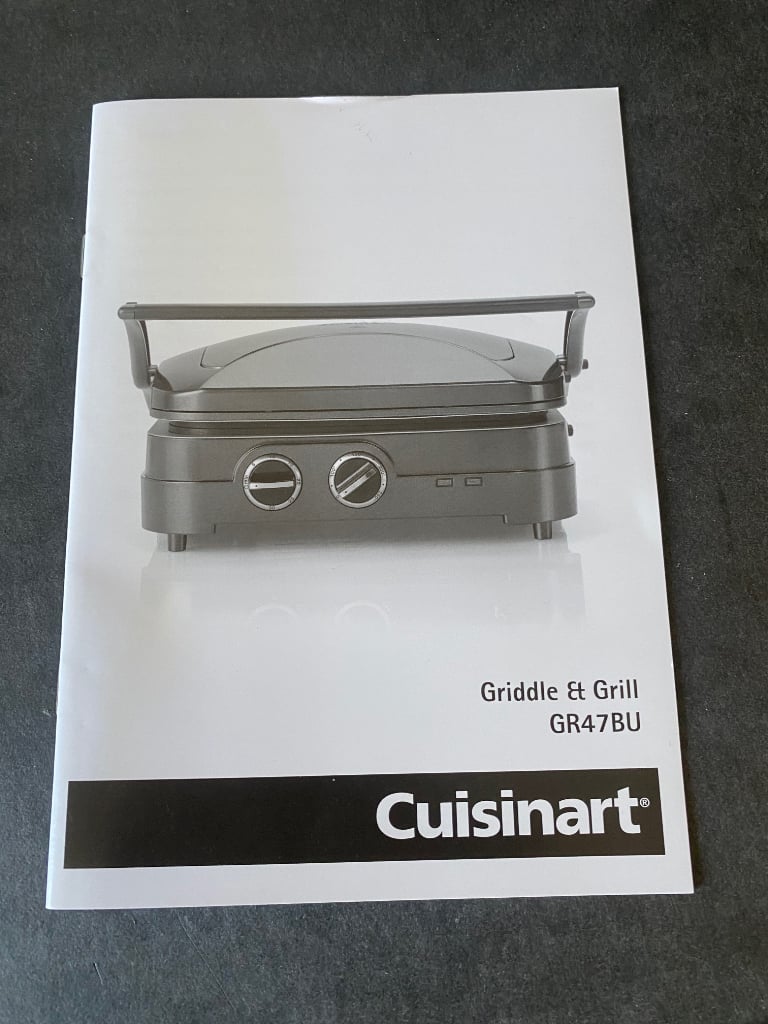 CUISINEART GRIDDLE and GRILL