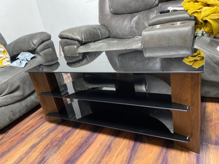 image for Dark walnut Tv stand 