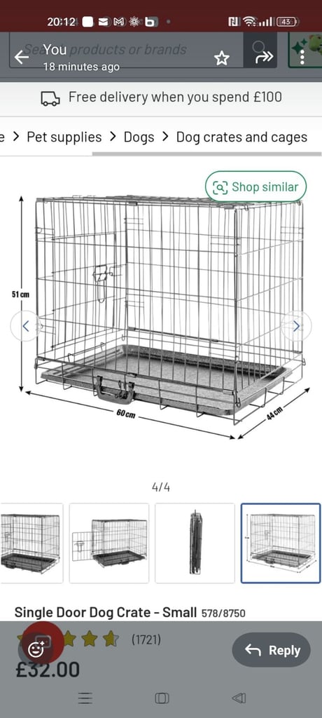 Dog /cat cage 