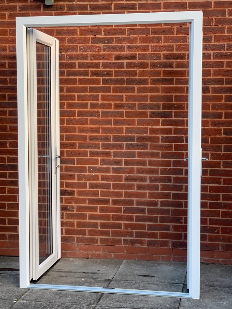 UPVC DOUBLE GLAZED FRENCH PATIO DOOR & KEY 142.5cm WIDE 214cm HIGH Can Deliver