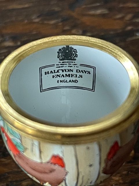 Halcyon Days ‘Easter 2003’ Enamel Egg with Stand