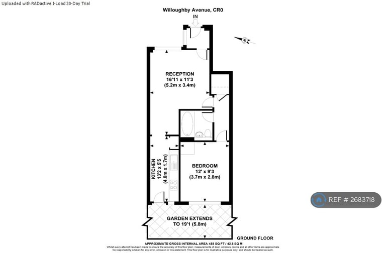 1 bedroom flat in Willoughby Avenue, Croydon, CR0 (1 bed) (#2683718)