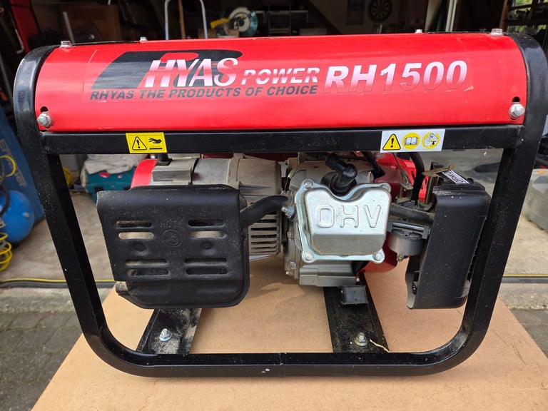 1500  watt ( 1.5 kva ) petrol generator 