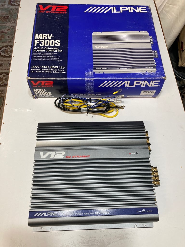 Alpine MRV-F300S Car Audio Power Amplifier.