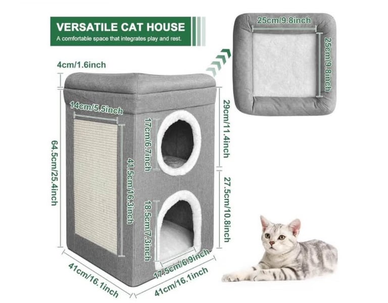 Cat House Cave For Cats,Three Layer