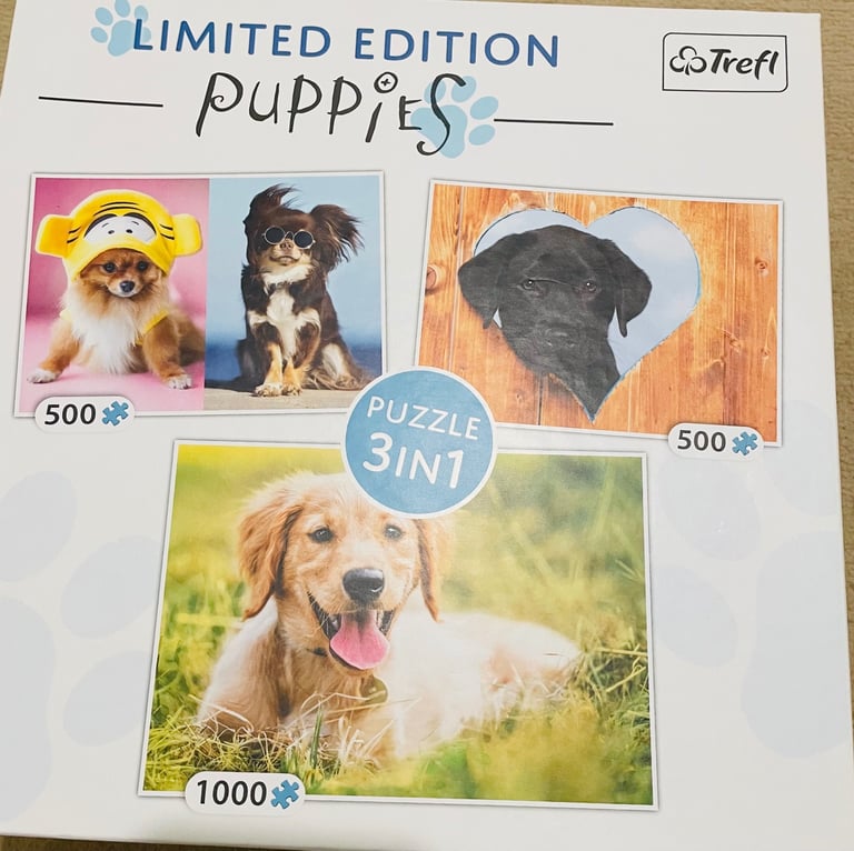 500 pieces Puzzles 3-in-ONE 