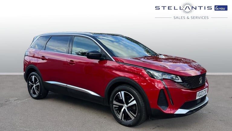 2022 Peugeot 5008 1.5 BlueHDi GT SUV 5dr Diesel EAT Euro 6 (s/s) (130 ps) SUV Diesel Automatic