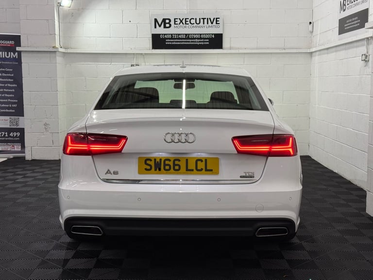 2016 66 AUDI A6 2.0 TDI SE EXECUTIVE QUATTRO S TRONIC 4WD 190BHP WHITE EURO 6 
