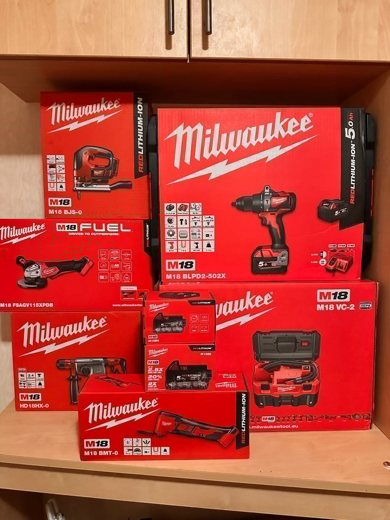 image for Milwaukee M18 18v tool bundle BRAND NEW can sell individually aswell