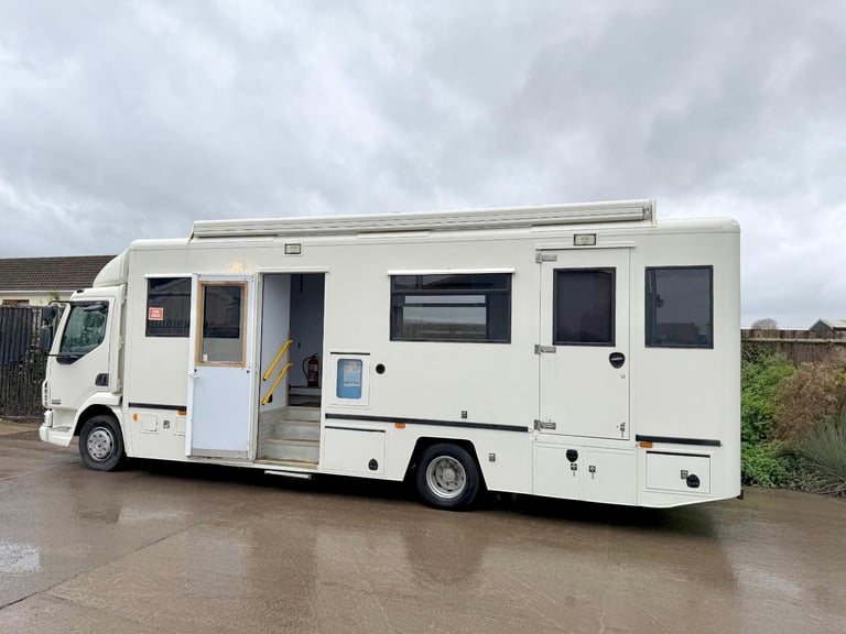 2008 DAF LF45.220 EXHIBITION BUS CAMPER MOTORHOME RACEVAN PROJECT 70,000 MILES