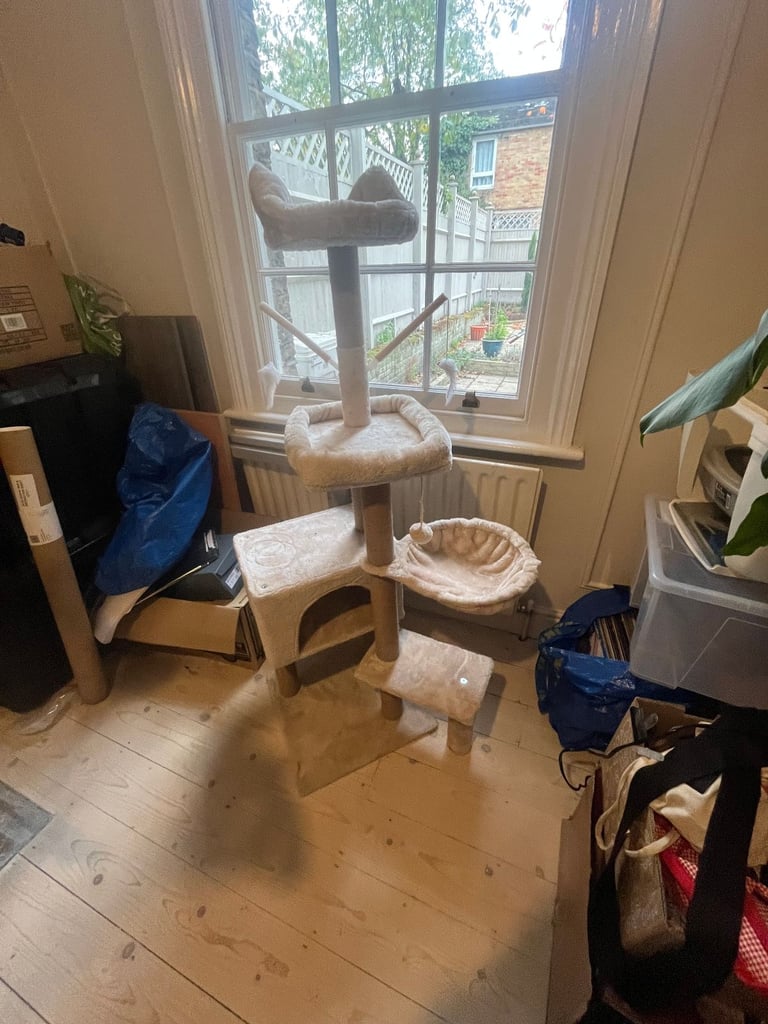 Cream Coloured Cat Tree Never Used