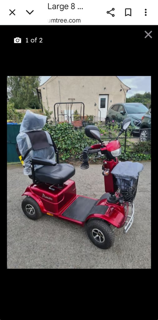 image for Larger pioneer rascal mobility scooter can deliver today