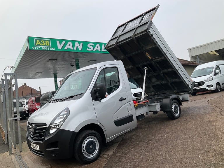 2020 VAUXHALL MOVANO 3500 L2 2.3 TURBO D 135 BHP FWD SINGLE CAB ALLOY TIPPER