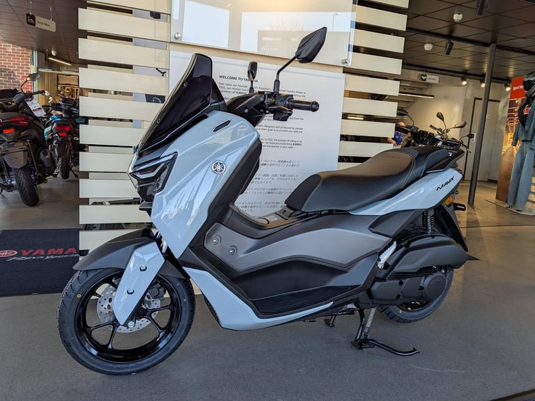 New (2025 MY) Yamaha NMAX Tech Max 125. Ceramic Grey. £3,900 (NO ADMIN FEES!)